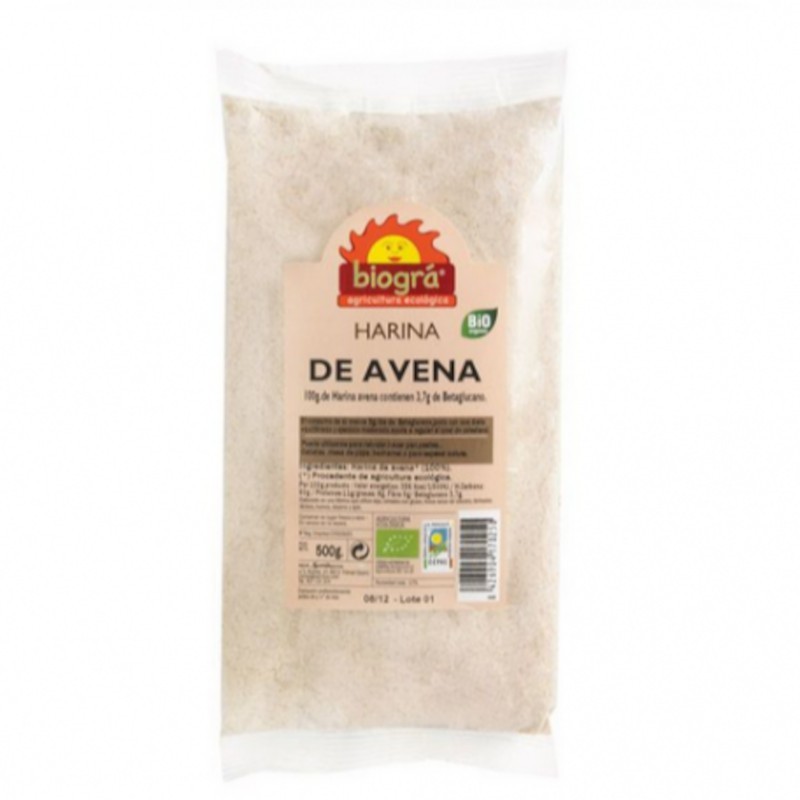 Biogra Farine d'Avoine Bio 500 g