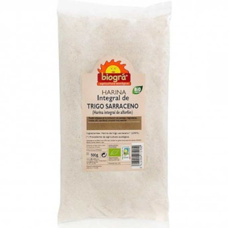 Biogra Farine de Sarrasin Entier Bio 500 g Biogra Farine de Sarrasin Entier Bio 500 g