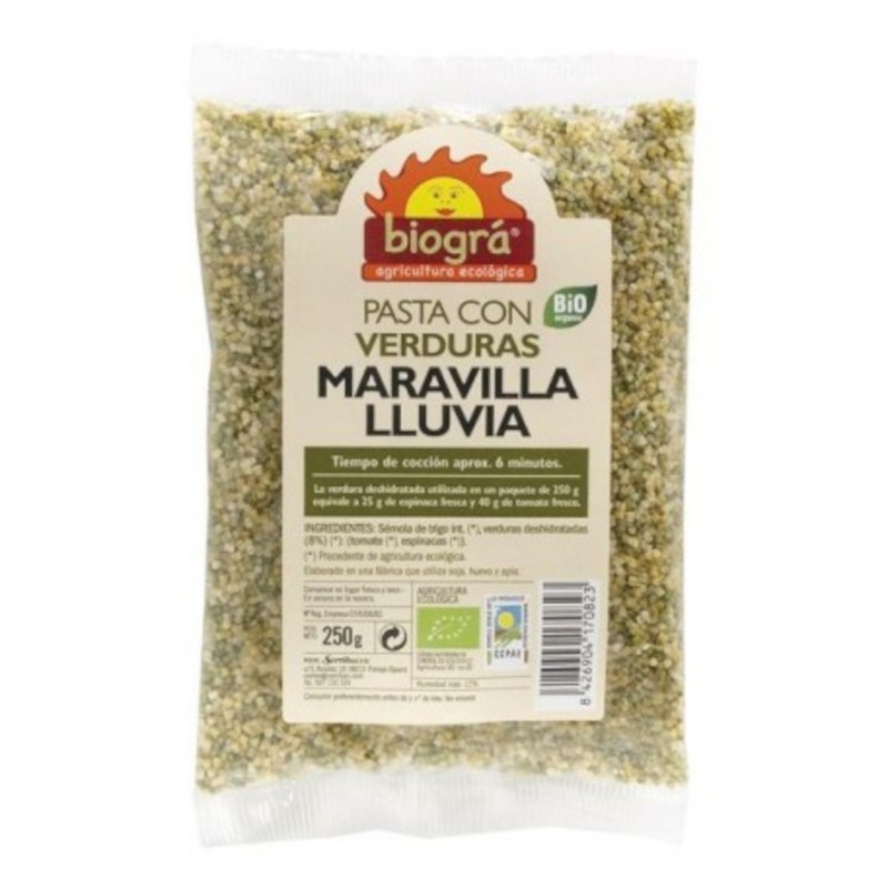 Biogra Wunderregen mit Bio-Gemüse 250 g Biogra Wunderregen mit Bio-Gemüse 250 g