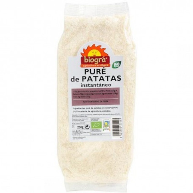 Biogra Instant Potato Puree 250 g Bio