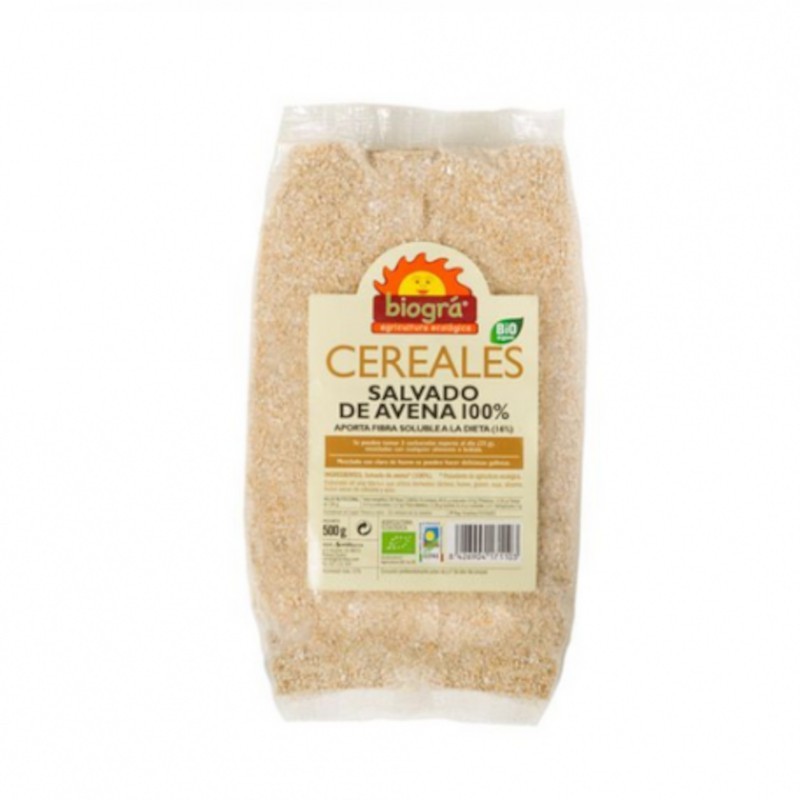 Biogra Son d'Avoine 100% 500 g Bio Biogra Son d'Avoine 100% 500 g Bio