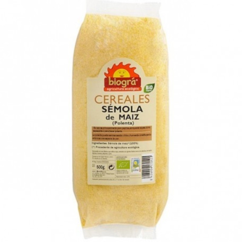 Biogra Semoule de Maïs (Polenta) 500 g Bio