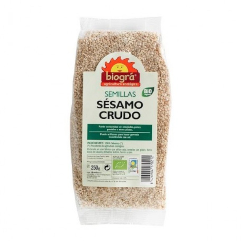 Biogra Roher Sesam 250 g Bio