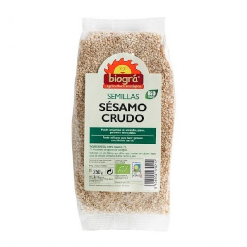 Biogra Sésamo Crudo Bio 250 g