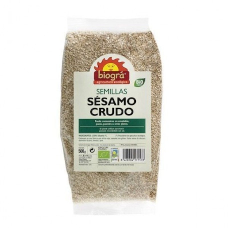 Biogra Roher Sesam 500 g Bio Biogra Roher Sesam 500 g Bio