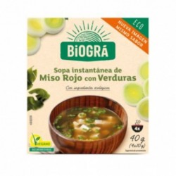 Biogra Rote Misosuppe mit Gemüse 40 g