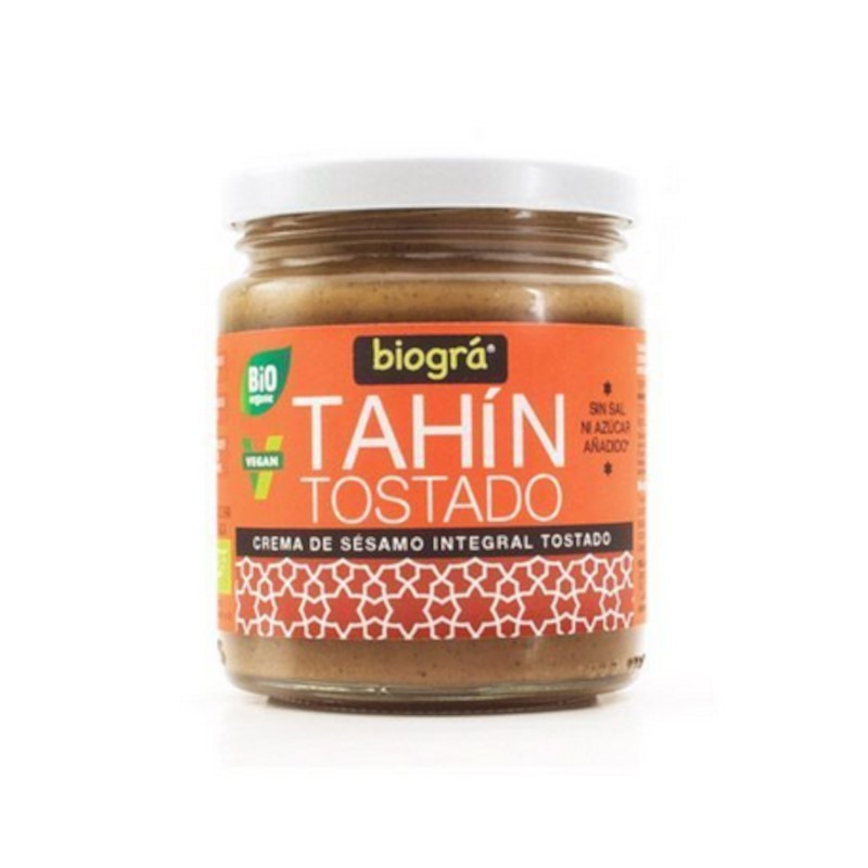 Biogra Ganzes geröstetes Tahini 400 g Biogra Ganzes geröstetes Tahini 400 g