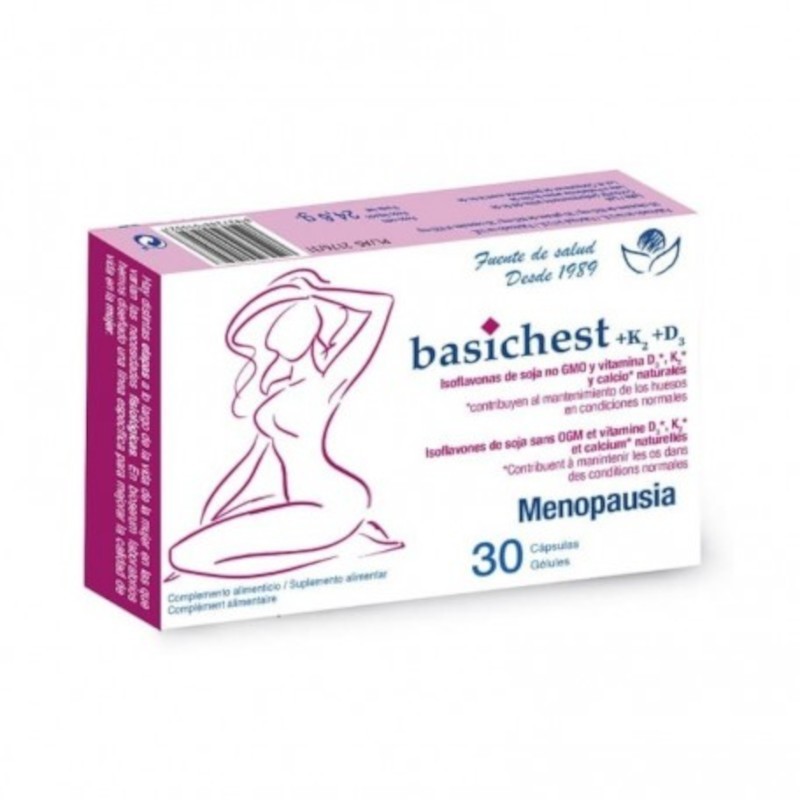 Bioserum Basichest + K2 + D3 30 Cápsulas