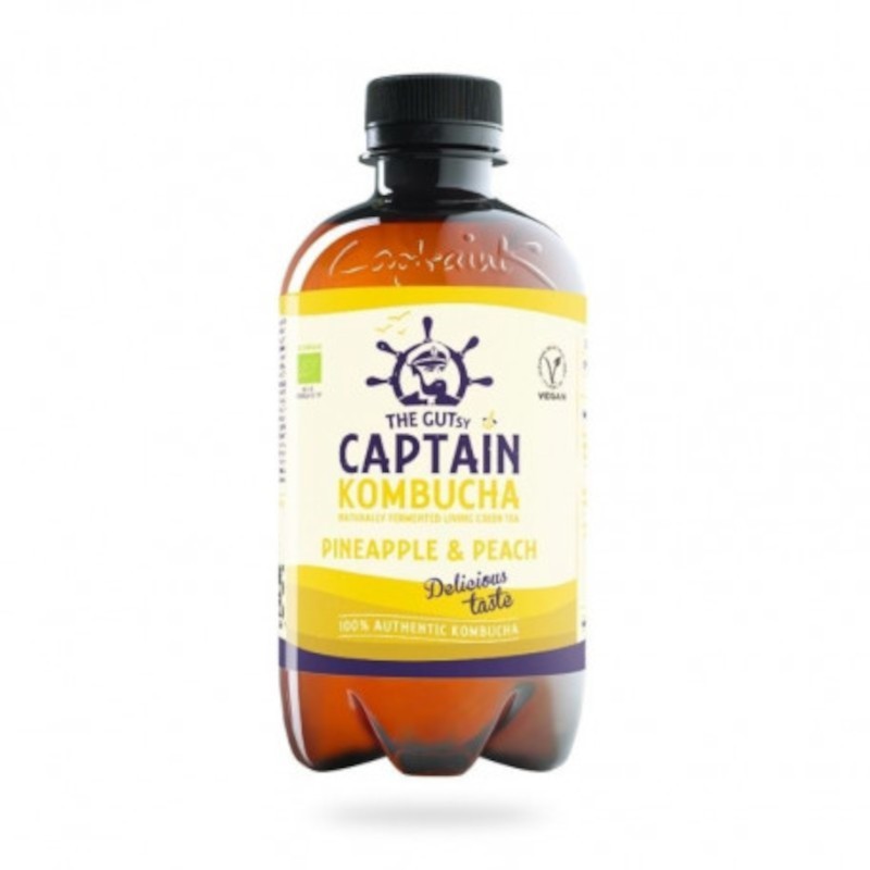 Captain Kombucha Piña y Melocotón 1 L