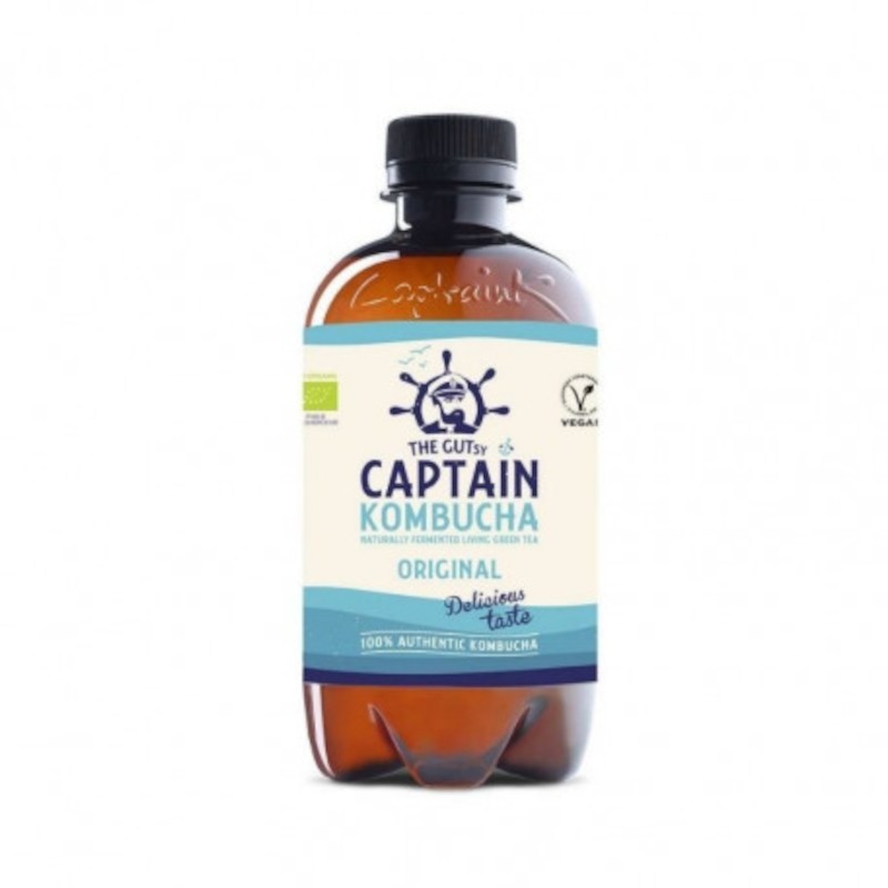 Captain Kombucha Original Bio-Organic Kombucha 400 ml