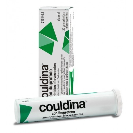 Couldina avec Ibuprofène 20 Comprimés Effervescents