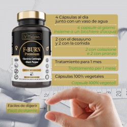 Vittalogy F-Burn Premium 120 Cápsulas