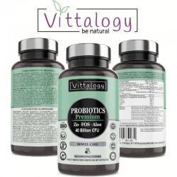 Vittalogy Probiotics Premium Probiótico 60 Comprimidos