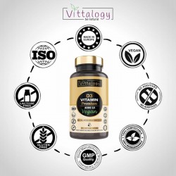 Vittalogy Vitamin D3 Premium Vegan 90 Capsules