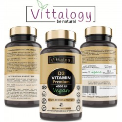 Vittalogy Vitamina D3 Premium Vegan 90 Cápsulas