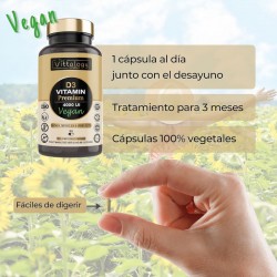 Vittalogy Vitamina D3 Premium Vegan 90 Cápsulas