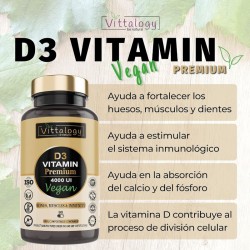 Vittalogy Vitamina D3 Premium Vegan 90 Cápsulas