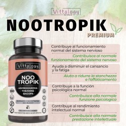 Vittalogy Vitaminas Memoria y Concentración Nootropik 60 Cápsulas