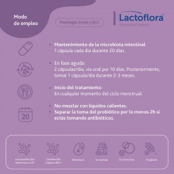 LACTOFLORA Protetor Íntimo 20 Cápsulas