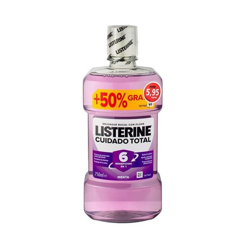 LISTERINE Cuidado Total 500ML + 250ML GRATIS