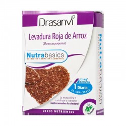 Drasanvi Red Yeast Rice (2.9Mg Monacolin K) 30 Capsules Nutrabasicos
