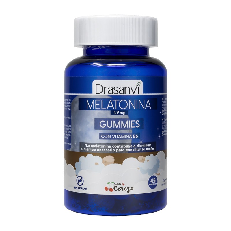 Drasanvi Melatonin 1,9 mg + Vitamin B6 Kirsche 45 Gummies