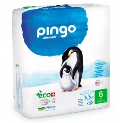 Pingo Couches Écologiques Taille 6 XL 32 unités