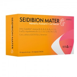 SEIDIBION MATER Preparto Postparto y Lactancia 30 Comprimidos + 30 caps