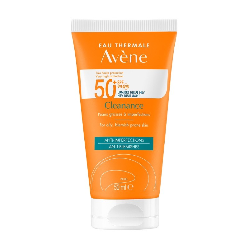 AVÈNE Cleanance Crème Solaire Visage SPF50+ 50 ml