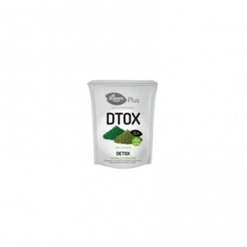 El Granero Integral Detox Superfood Chlorelle et Spiruline Bio 200 gr El Granero Integral Detox Superfood Chlorelle et Spiruline Bio 200 gr