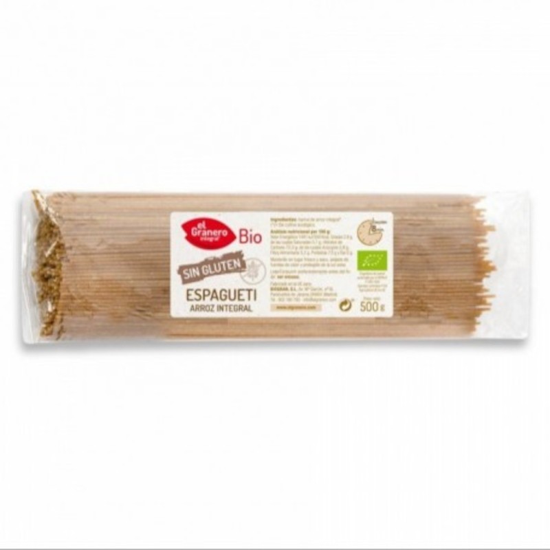El Granero Integral Spaghetti de Blé Entier Bio 500 gr El Granero Integral Spaghetti de Blé Entier Bio 500 gr