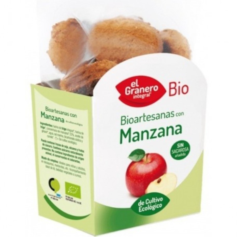 El Granero Integral Artisan Cookies mit Bio-Apfel 250 gr