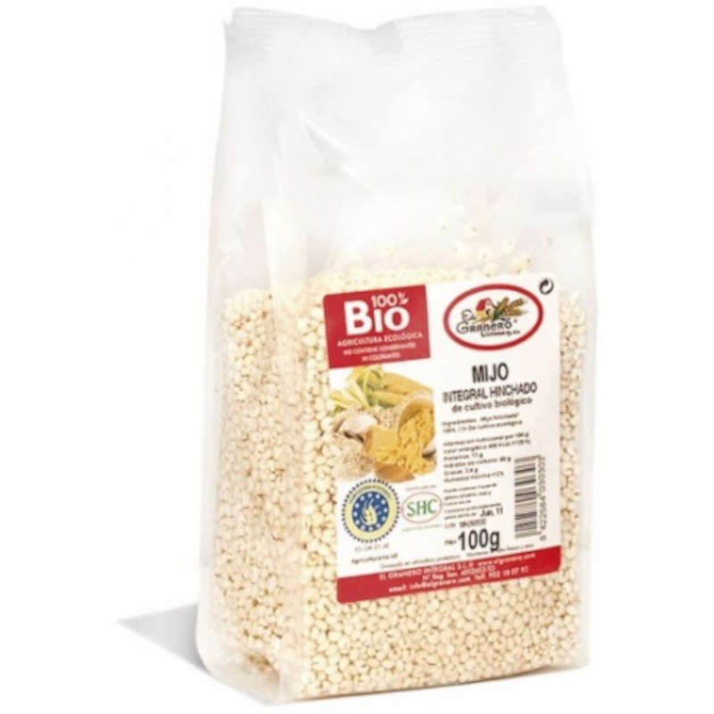 El Granero Integral Organic Puffed Whole Millet 100 gr El Granero Integral Organic Puffed Whole Millet 100 gr