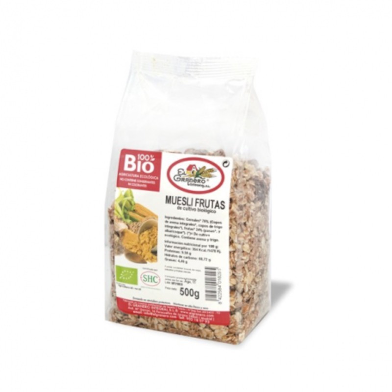 El Granero Integral Muesli aux Fruits Bio 500 gr El Granero Integral Muesli aux Fruits Bio 500 gr