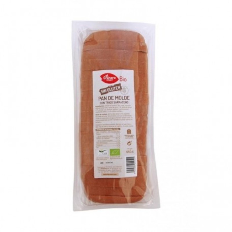 El Granero Pane Integrale al Grano Saraceno Biologico Senza Glutine 445 gr El Granero Pane Integrale al Grano Saraceno Biologico Senza Glutine 445 gr