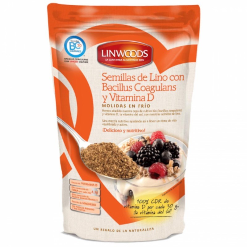 El Granero Integral Bio gemahlene Leinsamen mit Probiotika und Vitamin D 200 gr El Granero Integral Bio gemahlene Leinsamen mit Probiotika und Vitamin D 200 gr