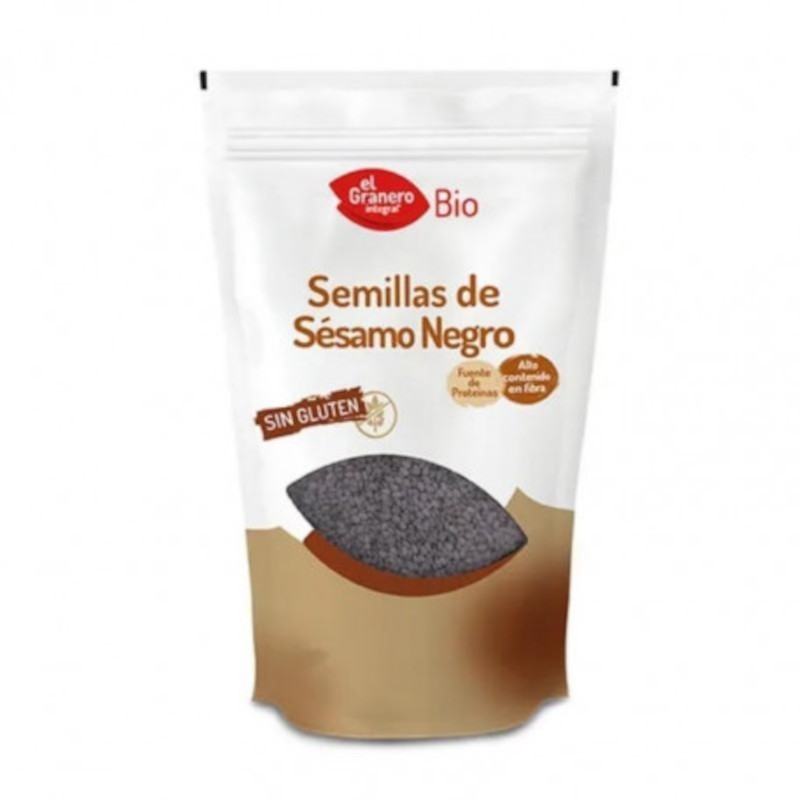 Semi di Sesamo Nero Bio Integrali El Granero 200 gr Semi di Sesamo Nero Bio Integrali El Granero 200 gr