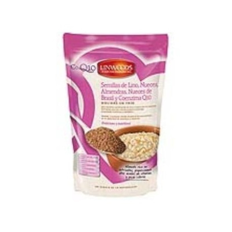 El Granero Integral Semillas Lino, Almendras, Nueces, Nueces Brasil y Q10 200 g