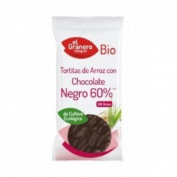 El Granero Integral Tortitas de Arroz con Chocolate Negro Bio 100 g