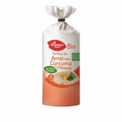 El Granero Integral Tortitas de Arroz con Cúrcuma y Pimienta Bio 115 g