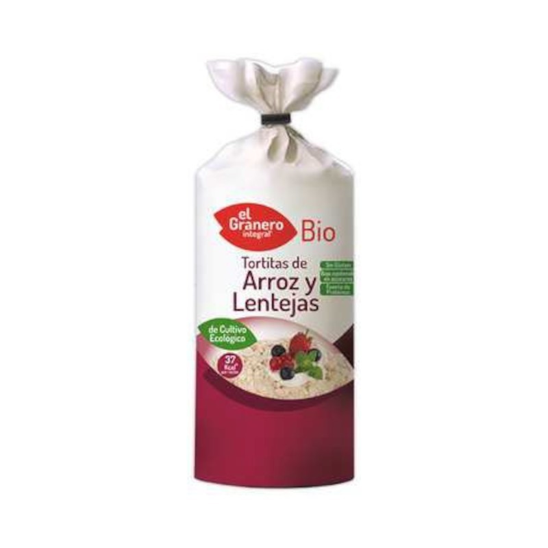 El Granero Frittelle di Riso e Lenticchie Integrali Biologiche 115 gr El Granero Frittelle di Riso e Lenticchie Integrali Biologiche 115 gr