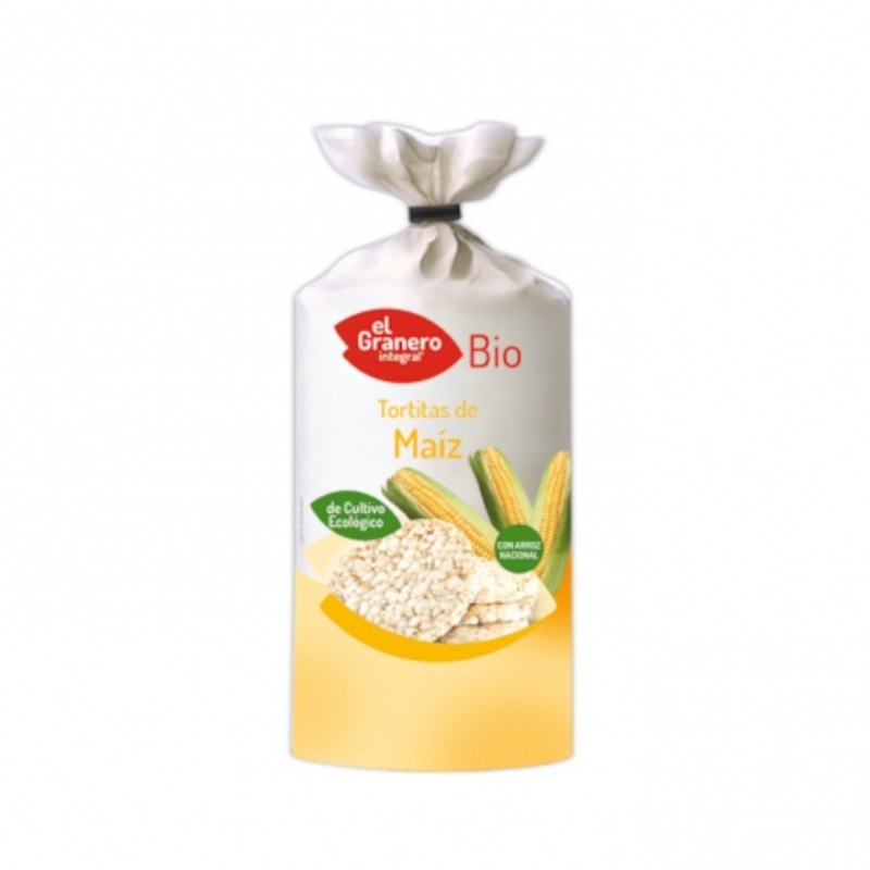 El Granero Integral Corn Pancakes with Organic Salt 110 gr El Granero Integral Corn Pancakes with Organic Salt 110 gr