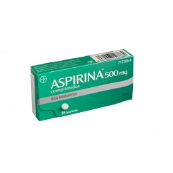 Aspirine Bayer 500 20 comprimés