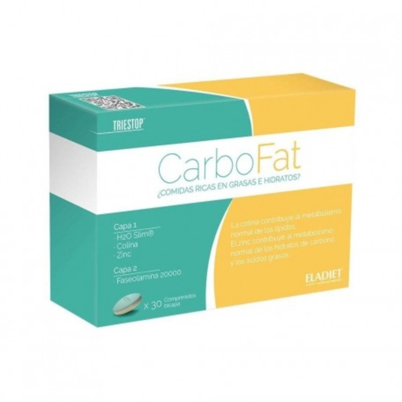 Eladiet Triestop Carbofat 30 Comprimidos