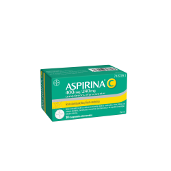 BAYER Aspirine C 10 comprimés effervescents.