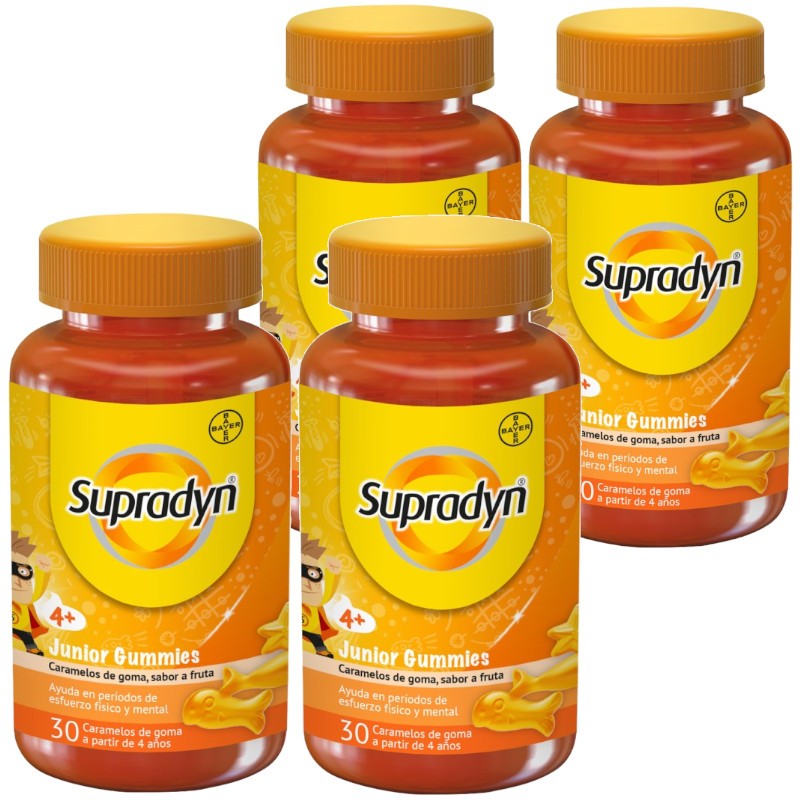 SUPRADYN Pack Gummies Junior 4x30 Gummi Candies