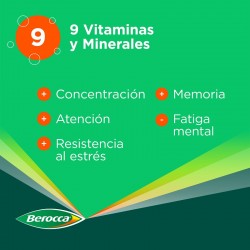 BEROCCA Performance Naranja 30 Comprimidos Efervescentes