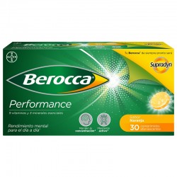 BEROCCA Performance Orange 30 Effervescent Tablets