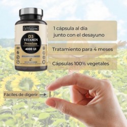Vittalogy D3 Vitamin Premium 4000UI 2x120 Capsules