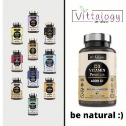 Vittalogy D3 Vitamin Premium 4000IU 2x120 Capsules【SAVINGS PACK】
